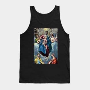 El Greco, Madonna and Child with Saint Martina and Saint Agnes, 1599, Art Print Tank Top